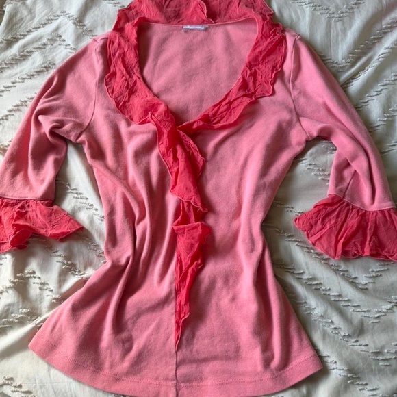 Y2k ruffle top - Picture 4 of 7